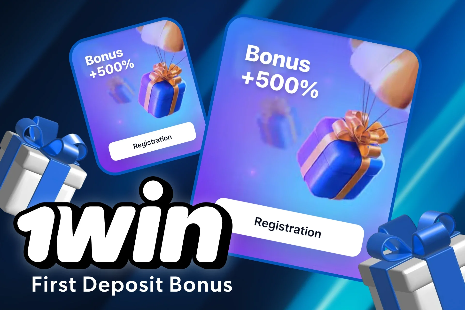 Every new 1win player gets up to 500% on the first four deposits.
