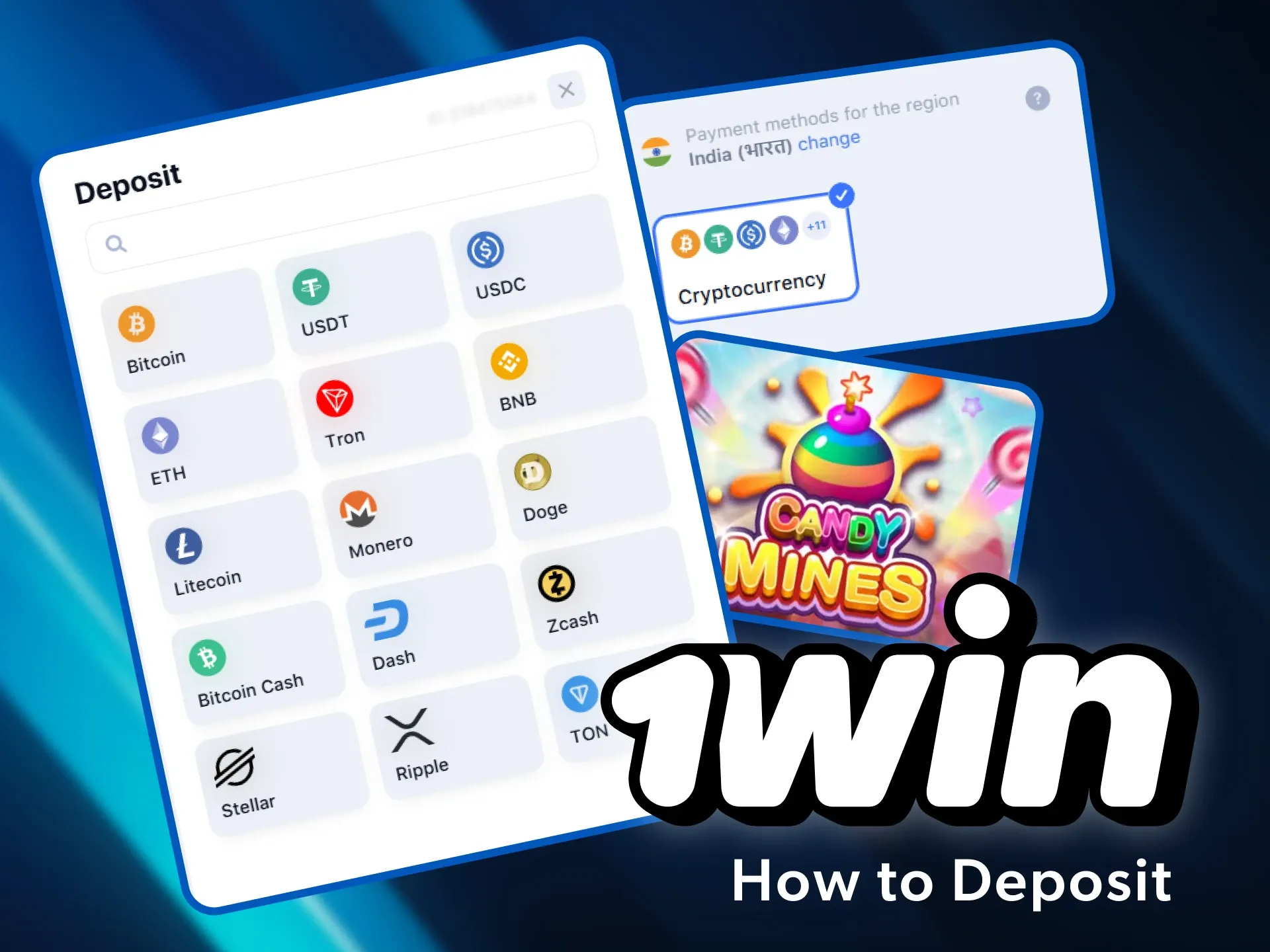 Make a deposit, go to the mines games section and play for real money at the 1win online casino.