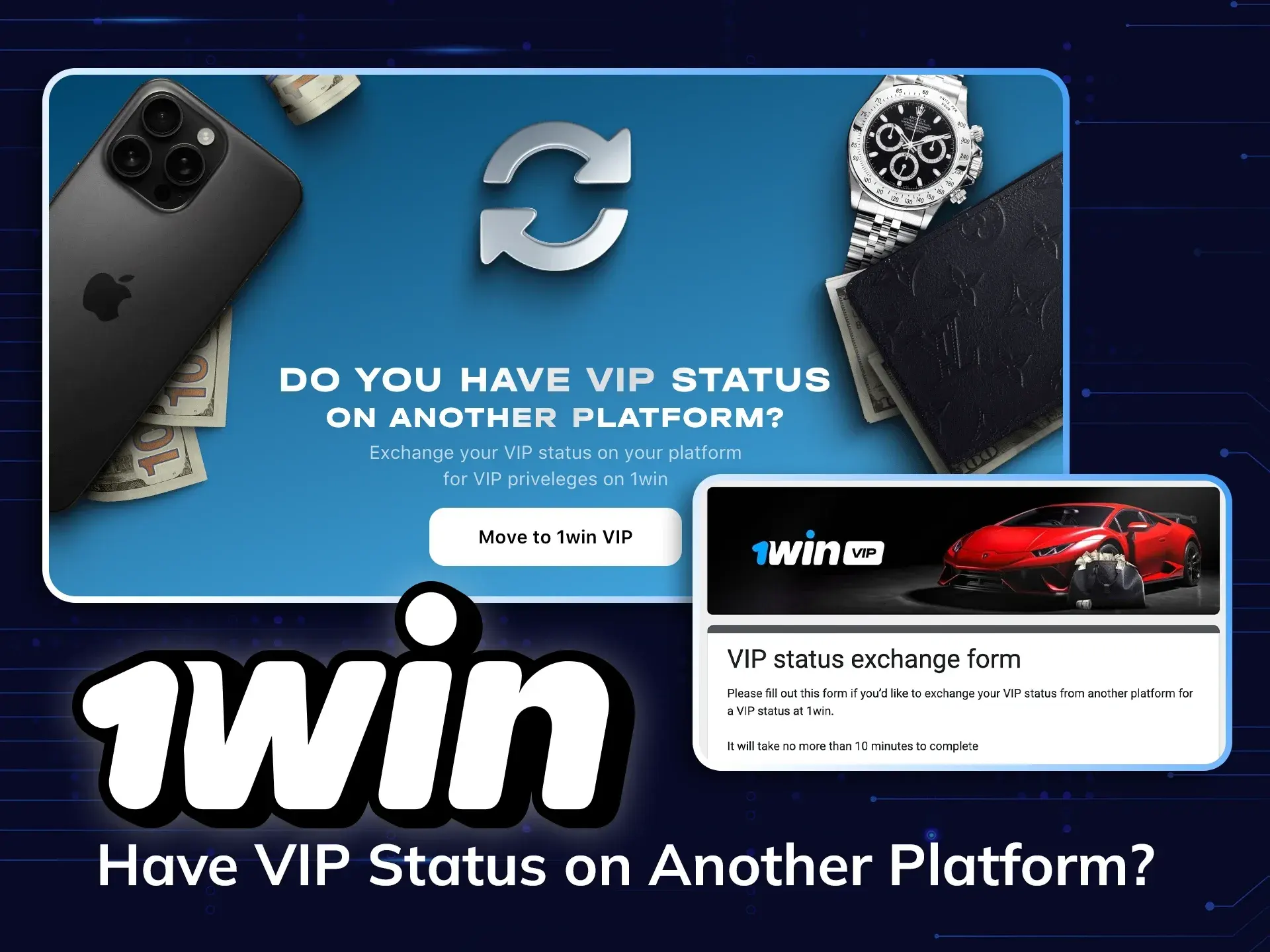 Find out what to do if you already have VIP status on another platform.